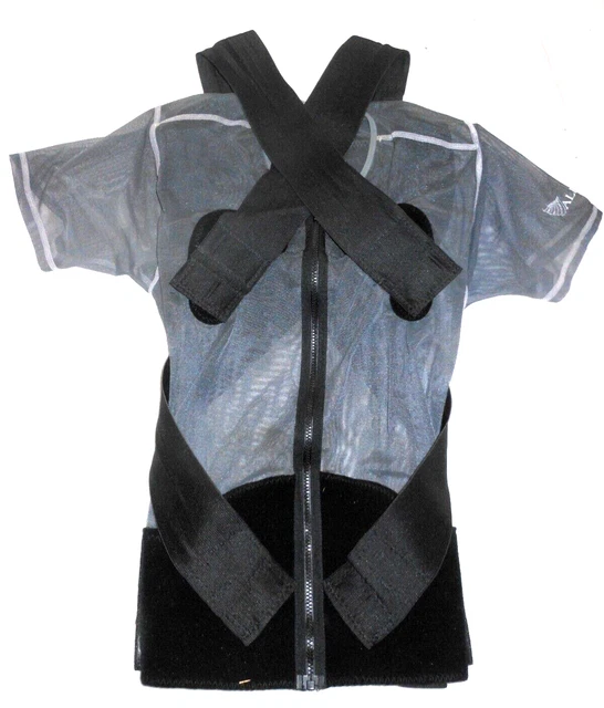 ALIGNMED SPINAL Q RX Spine & Scapula Lumbar Stretchy Brace VestXXLNew