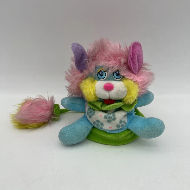 Ancienne Peluche Plush POPPLES Fleur bleu Vintage Mattel 80