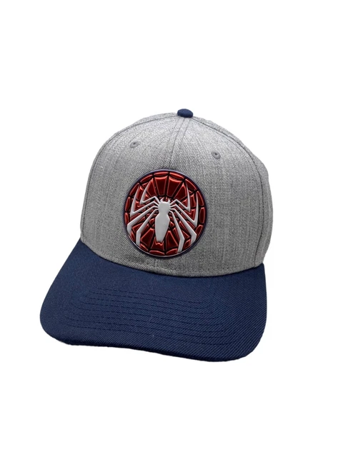 Marvel Spiderman Snapback Hat 2018 PS4 Game logo Clean!