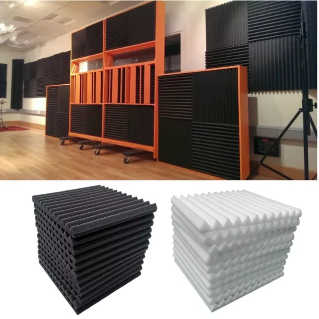 Acoustic Panels Soundproofing Foam Sound Proof Padding Tiles Studio Wall Noise