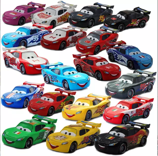 Disney/Pixar Cars Lot Lightning Mcqueen 1:55 Diecast Model Car Toy Gift For Boys 2