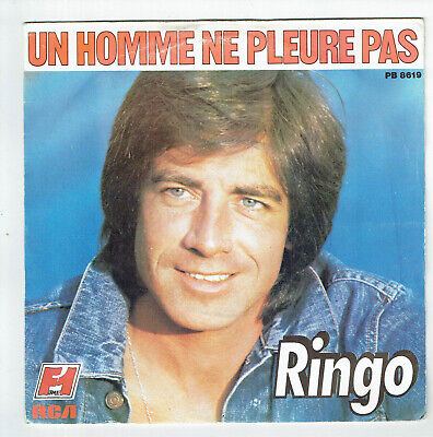 Ringo Vinile 45 Giri 7 " Un Homme Non Piange Pas - La Ferrovia È Lungo -carrere