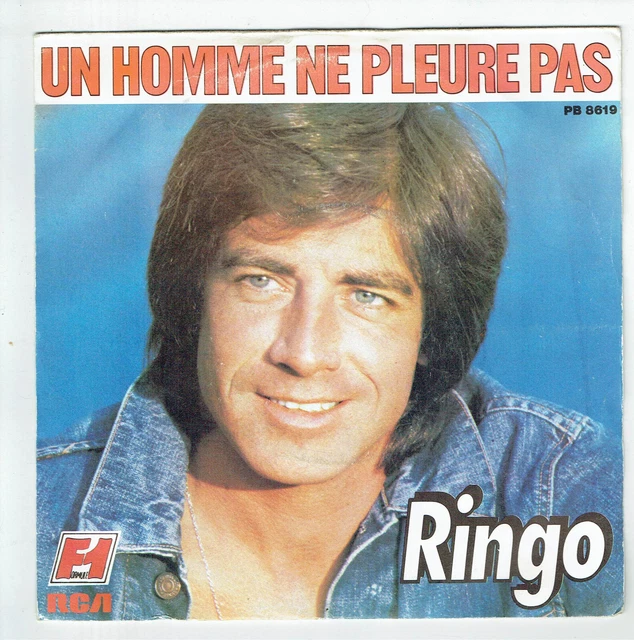 Ringo Vinile 45 Giri 7 " Un Homme Non Piange Pas - La Ferrovia È Lungo -carrere