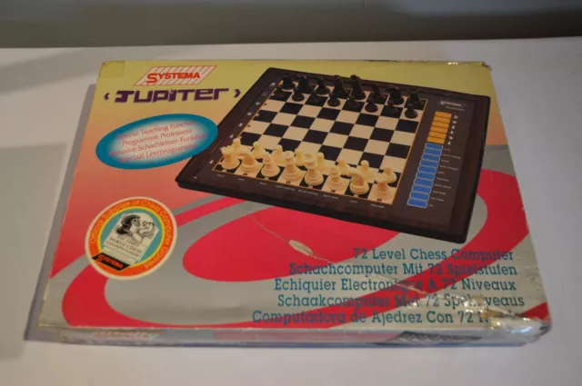 Vintage Systema Jupiter 72 Level Schachcomputer - verpackt, getestet und funktionsfähig
