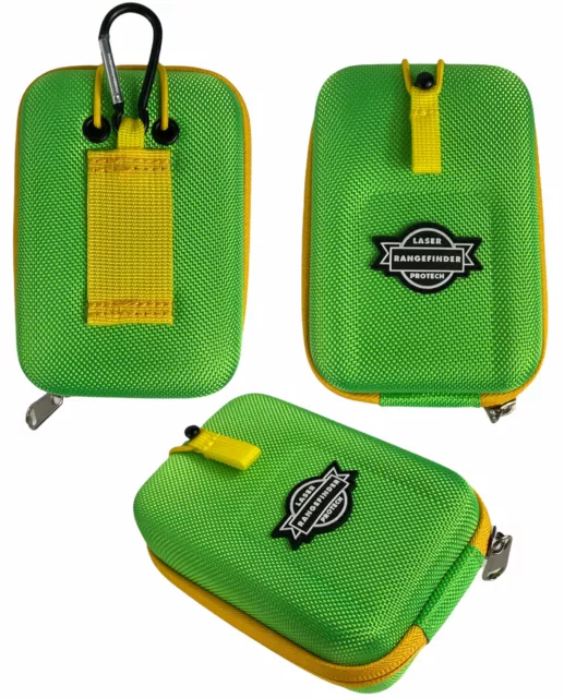 PRO TECH BUSHNELL GOLF LASER RANGEFINDER EVA HARD STORAGE CASE  G/Yellow NEW