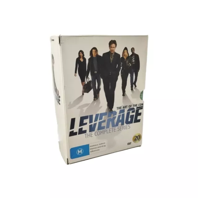 Leverage Crime Con Thriller Seasons 1 2 3 4 5 Complete Series Box Set DVD R4 VGC