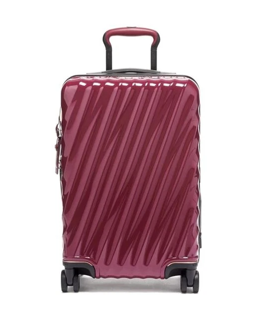 TUMI 19 Degree Polycarb International Expandable Carry On  BERRY/ ROSE GOLD $750