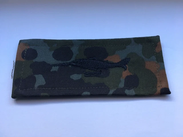 Aufnäher Veteran Bundeswehr Flecktarn - V Abzeichen 75mm