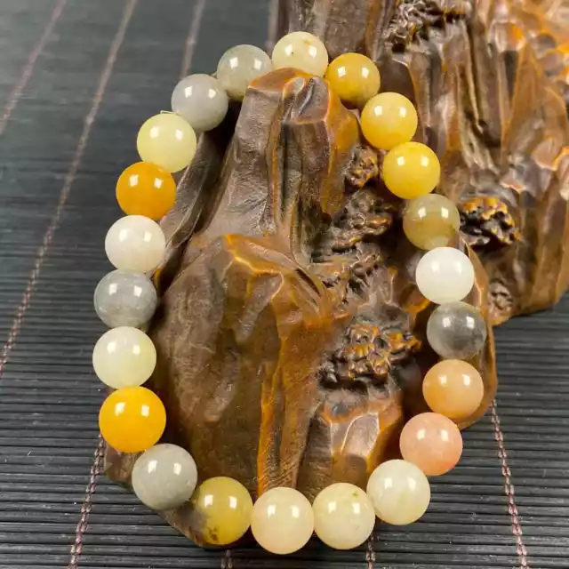 Chinease Natural Jade Handmade Exquisite Bracelet 92008