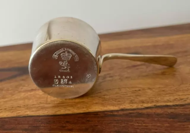 Cunard Lusitania Mauretania 1907 Elkington Miniature Sauce Pan