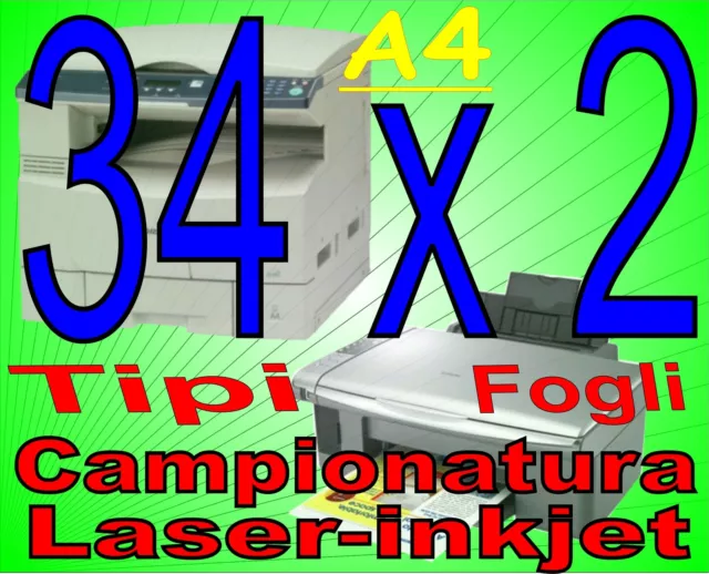 Carta Cartoncino A4 250 Fogli Bianco Uso Mano 200 gr. Stampante Laser  Inkjet