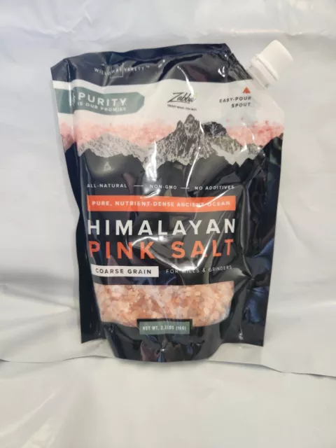 Willow & Everett Himalayan Pink Salt – Coarse Grain for Grinder Refill, 2.2lb