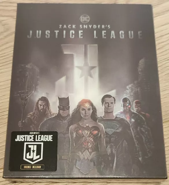 Hdzeta Zack Snyder's Justice League Steelbook Blu-Ray Double Lenticular NEW!!!