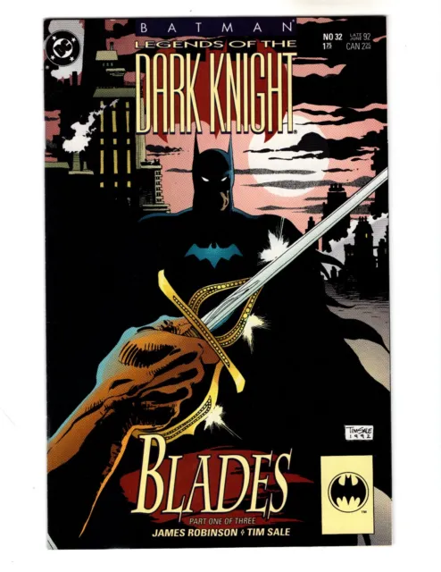 Batman Legends Of The Dark Knight #32 [Vf-Nm] Dc Comics 1992