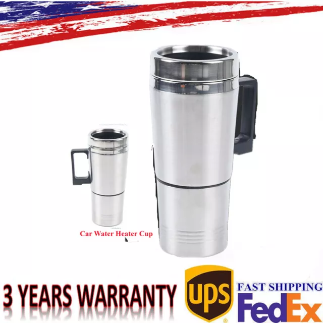 Portable 12V Electric Car Coffee Maker Volt Travel Pot Mug Heating Cup Kettle US