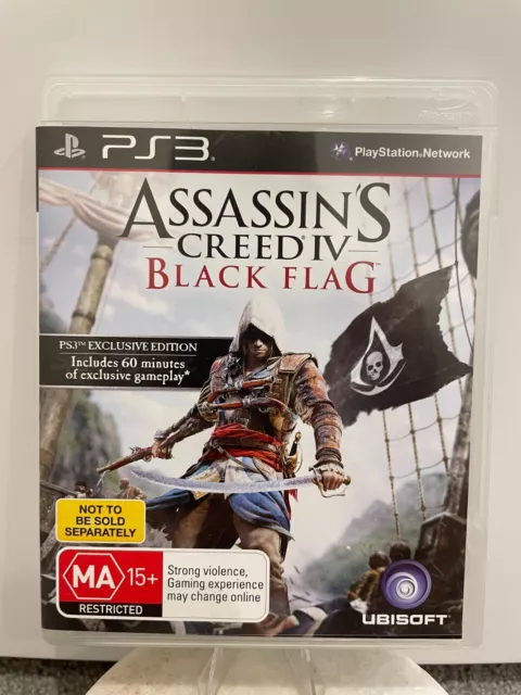 Assassins Creed IV: Black Flag PlayStation PS3 Game - VGC - Complete With Manual