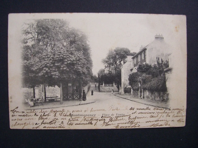 CPA - 95 - Montmorency - Place de Venice - 1903