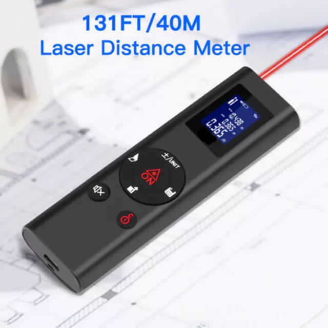 Mini-LCD Digital Laser Point Distance Meter Tape Range Finder Measure 40 M New