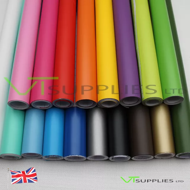 [ Matt ] Car Vinyl Wrap Air Channel Film All Colours & Sizes + SQUEEGEE TOOL