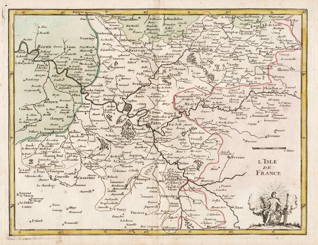 MAROC NORTH AFRICA Carte Map Carte Sanson Engraving Gravure sur Cuivre