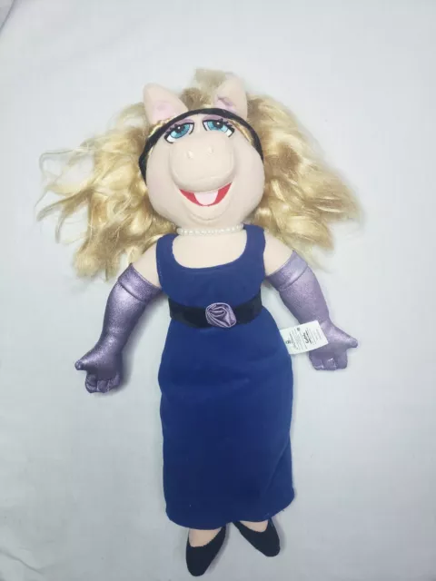 Miss Piggy Plush Jim Henson’s The Muppets Catric Germany Toys HTF 2000 Blue