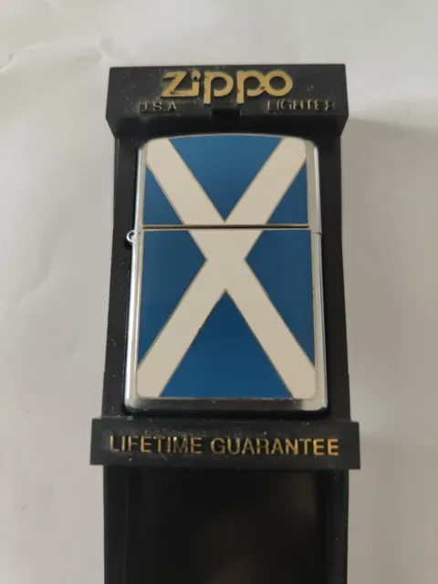 Zippo lighter - Scotland flag emblem windproof lighter