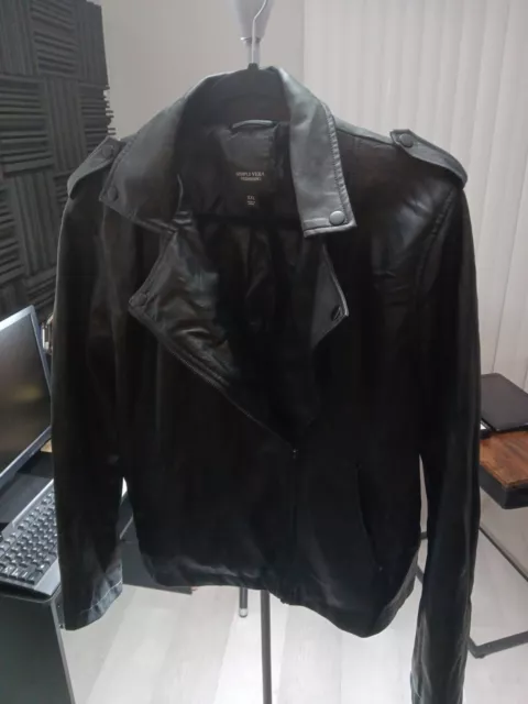 Faux Leather Jacket Simply Vera Vera Wang