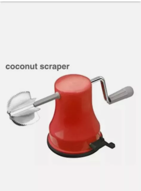 NEW Famous Stainless Steel Coconut Shredder Scraper Grater Scrabber Cutter