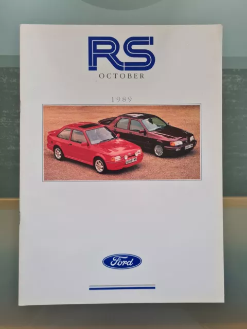 1989 Sierra Sapphire RS Cosworth and Escort Turbo brochure