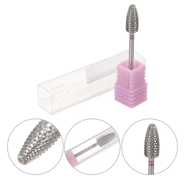 Fraise Saphir Pointue Promed Ref 198030 - Pour Ponceuse à Ongles, Retrait Cuticules, Pro Et Particulier - Neuf