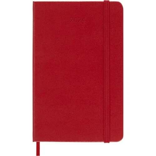 MOLESKINE 12 MONATE Wochen Notizkalender 2024, Pocket/A6, 1 Wo = 1