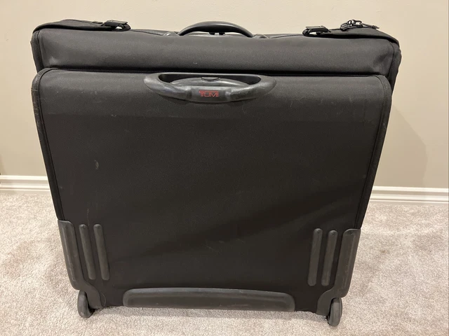 TUMI Alpha Ballistic Nylon Wheeled Garment Bag Luggage 22032DH 25x24x13 Bi Fold 4