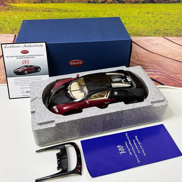 AUTOart 1/18 Bugatti VEYRON LEDITION EB 16.4 Diecast Model Car Blue/White/Red