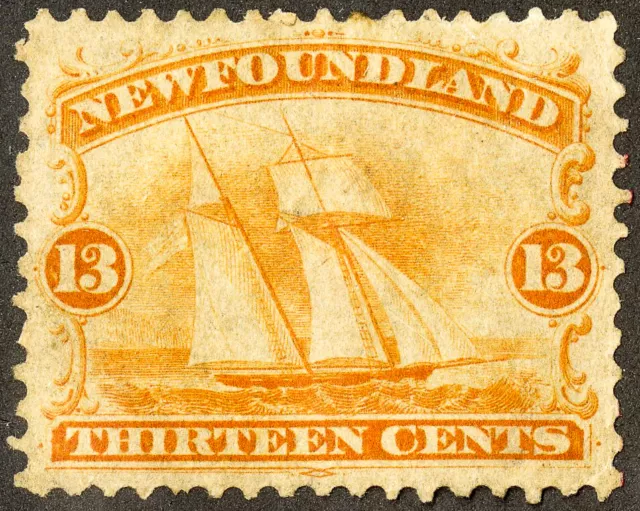 Newfoundland Stamps # 30 MLH VF Scott Value $250.00