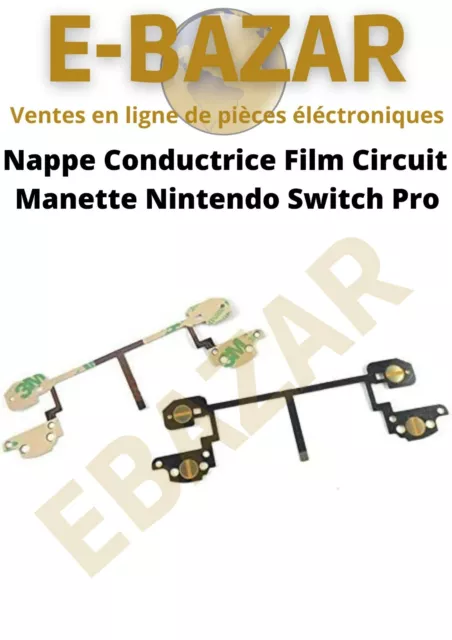 Nappe Conductrice Film Circuit interne de Bouton manette Nintendo Switch Pro