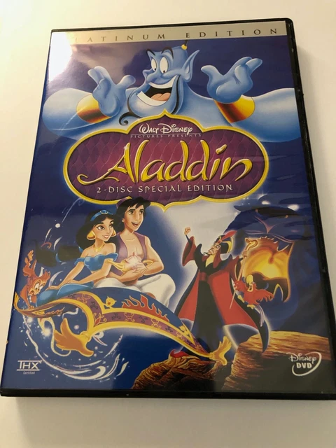 Aladdin 2 Disc Special Edition Platinum Edition DVD Walt Disney LIKE NEW