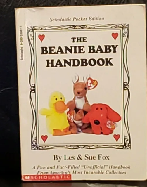The Beanie Baby Handbook 1997 Scholastic Pocket Edition 128 Pages Les & Sue Fox