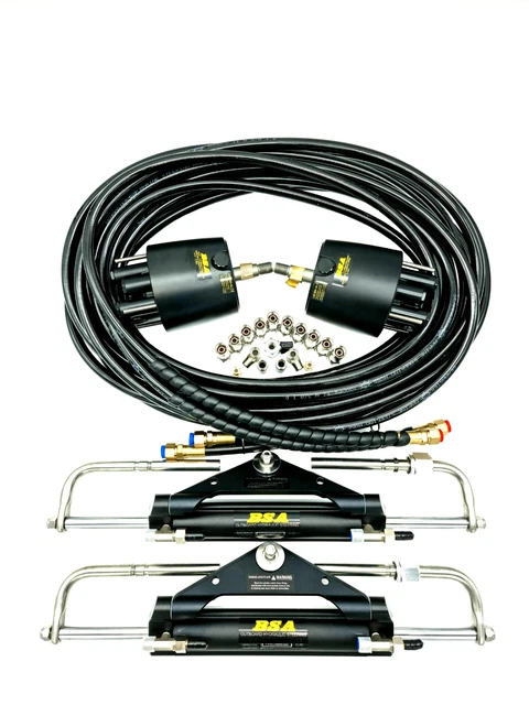 Hydraulic steering Twin Helm/Twin outboard (without wheels) Suits Yamaha Engine