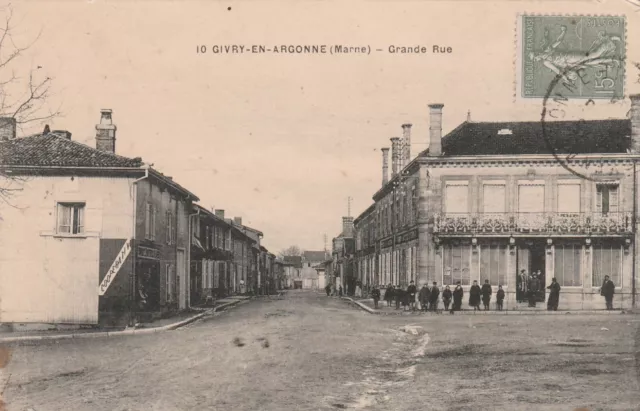 CPA 51  GIVRY en ARGONNE (Marne) Grande Rue