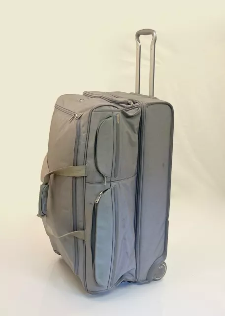 TUMI Alpha FXT Gen. 4 Silver 30" Large Split Bottom Wheeled Duffel Bag - 22041 S