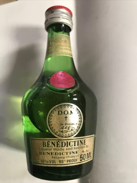 MIGNONETTE  liqueur BÉNÉDICTINE NON OUVERTE