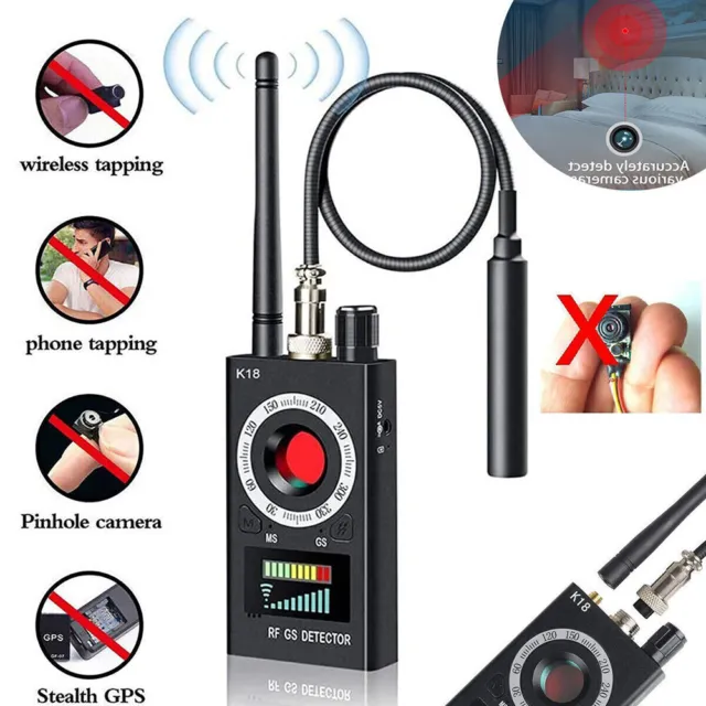 Wanzendetektor Signalfinder Bug RF Detector GPS Spy Finder Versteckte Kamera K18
