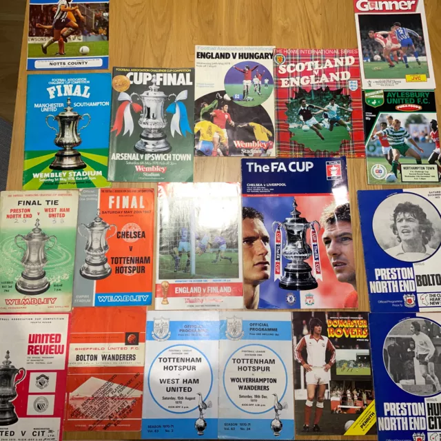 Huge Collection Of Sporting Programmes