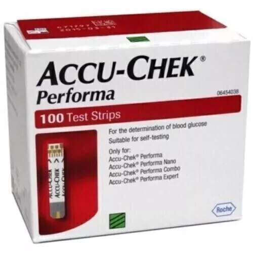 Bandelettes de test Accu-Chek Performa 500 (5 paquets x 100 chacun) Exp... 2