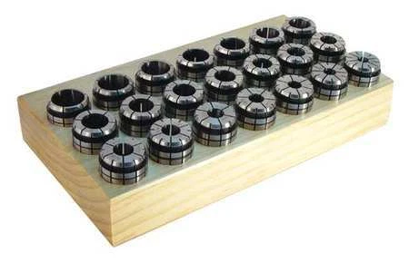 Techniks 04010-15S Collet Set,Tg100,1/16 In.,15 Pcs.