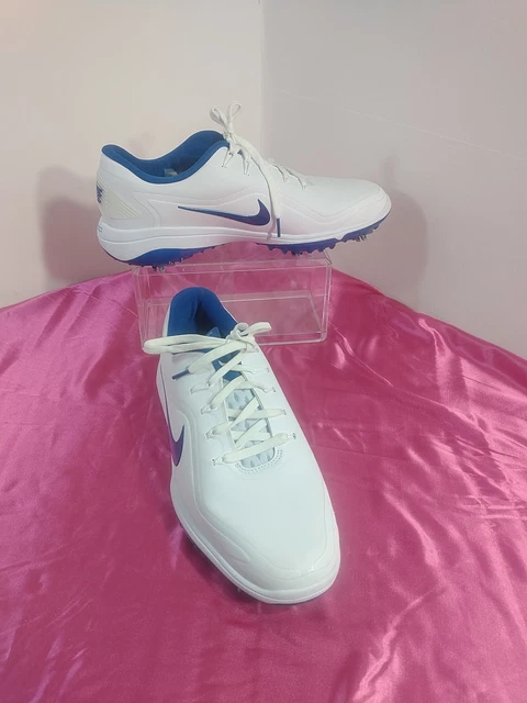 NIKE MENS SZ 9 React Vapor 2 Golf Shoes White Blue BV1135  display picture 3