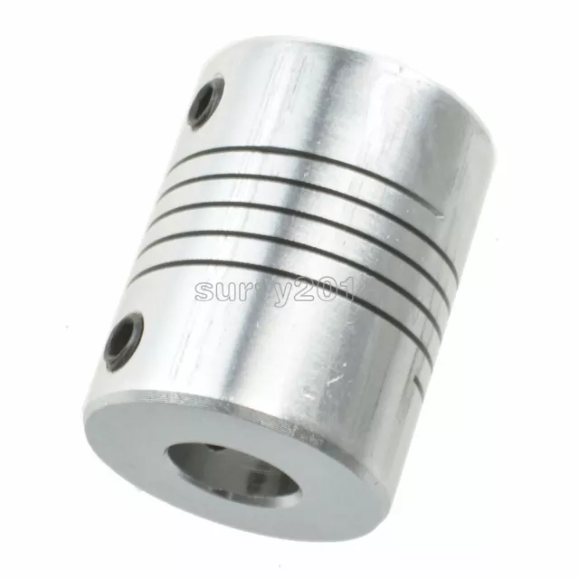 6.35 x 8mm CNC Motor Jaw Shaft Coupler 6.35mm To 8mm Flexible Coupling Gadgets