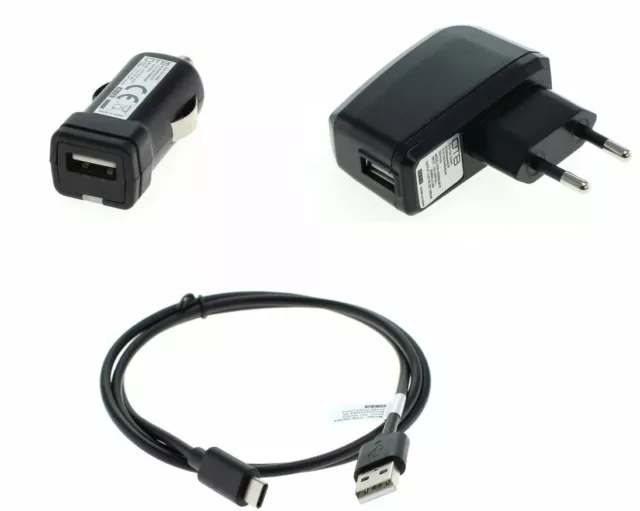 3in1 Set für Google Pixel USB KFZ Kabel Ladegerät Adapter Datenkabel