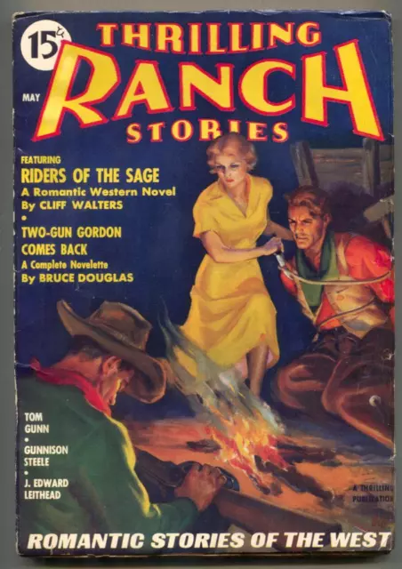 PULP:  Thrilling Ranch Stories Pulp May 1936- Riders of the Sage