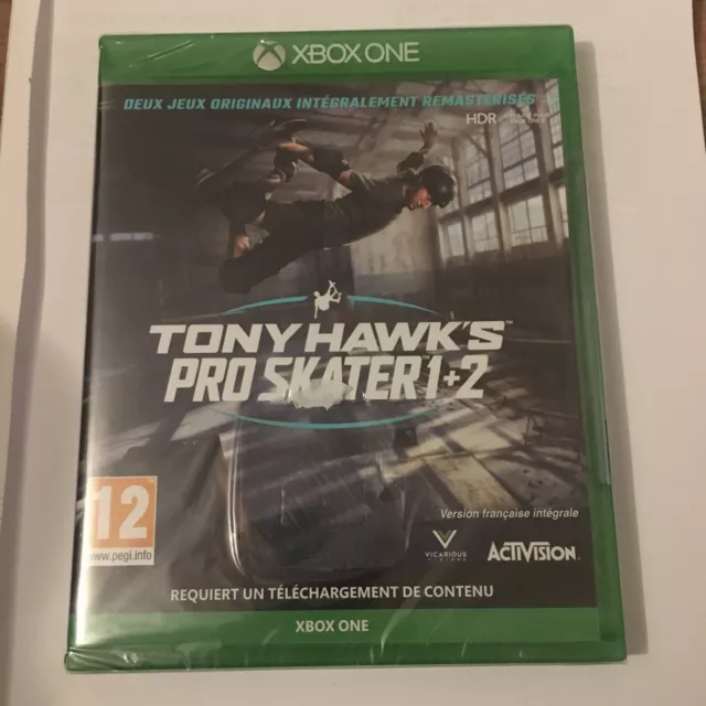 Tony Hawk's Pro Skater 1 + 2 - Jeu Xbox One Neuf Sous Blister